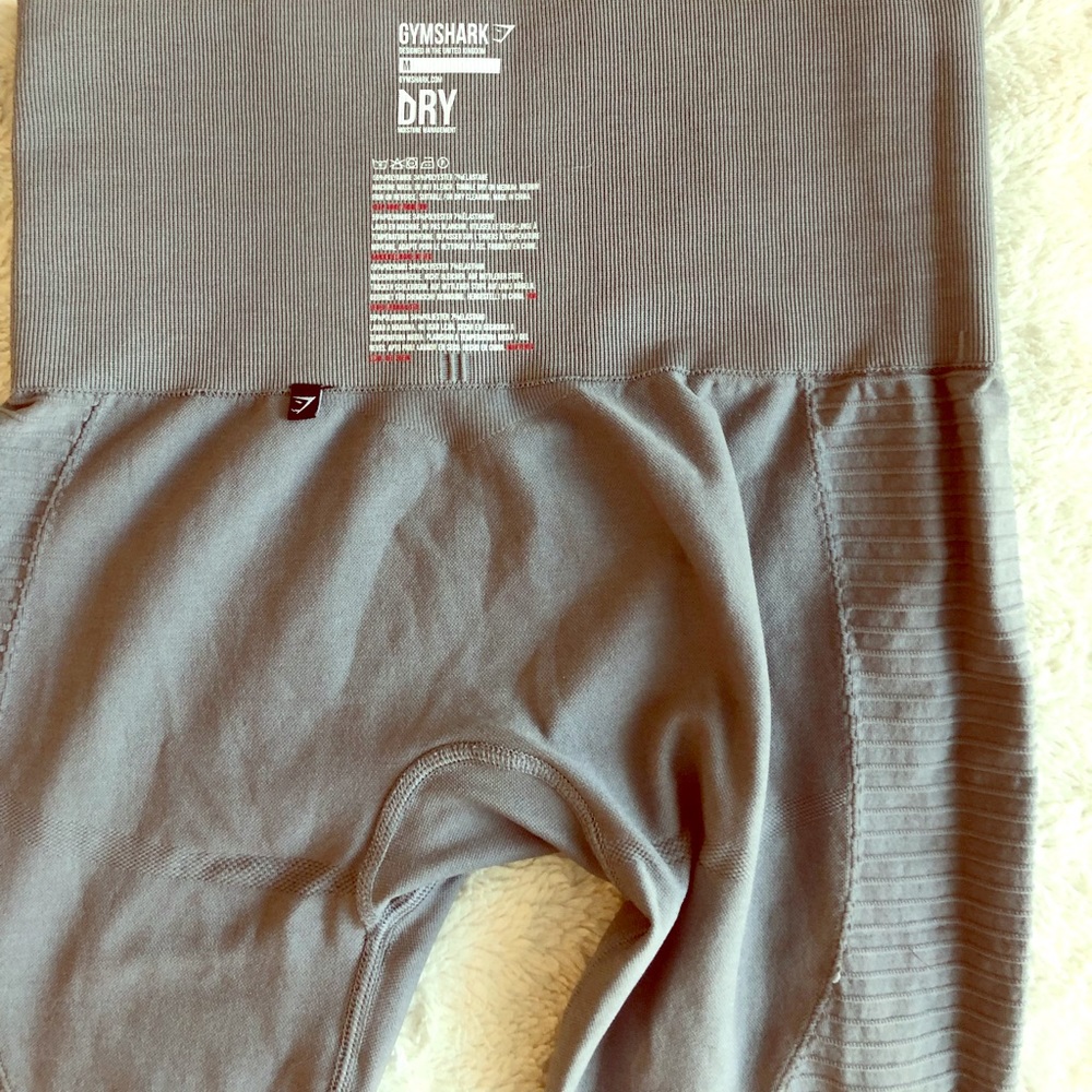 GYMSHARK Seamless Leggings - Slate Grey Marl